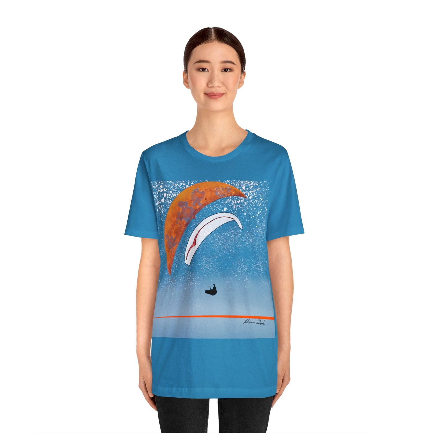 Celestial Paragliding - Unisex Jersey Short Sleeve Tee