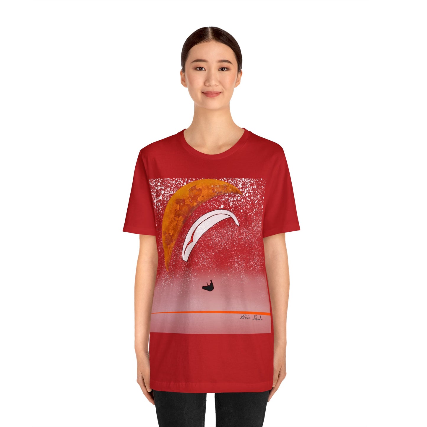 Celestial Paragliding - Unisex Jersey Short Sleeve Tee