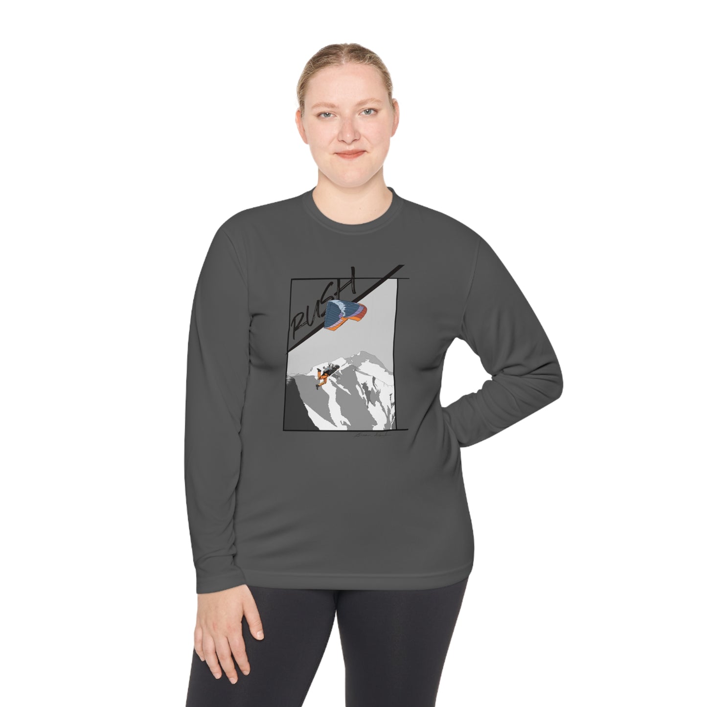 RUSH Mini Wing Unisex Lightweight Long Sleeve Tee