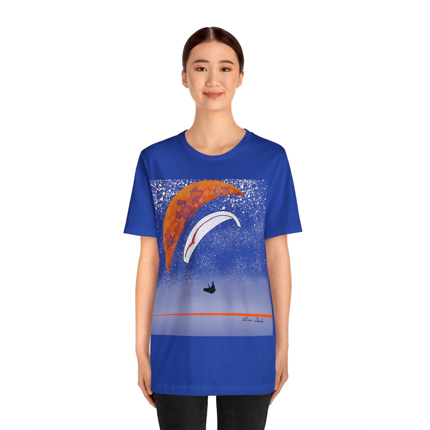 Celestial Paragliding - Unisex Jersey Short Sleeve Tee