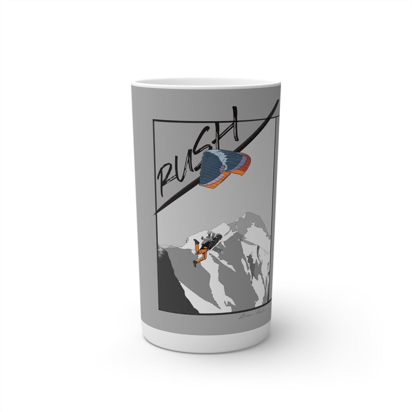 "Rush" Speed Flying - Conical Coffee Mugs (3oz, 8oz, 12oz)