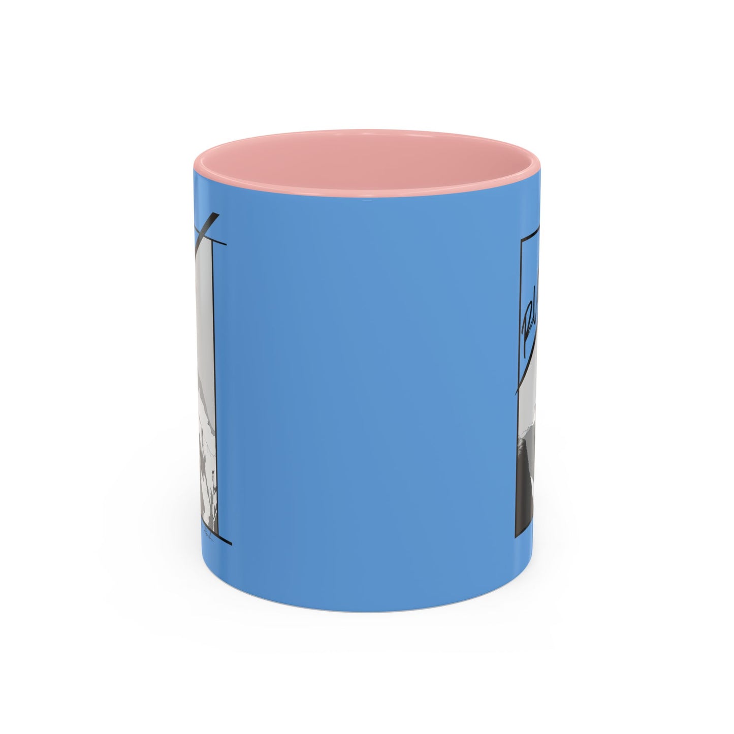 Lt Blue "Rush" Speed Flying - Accent Coffee Mug, 11oz