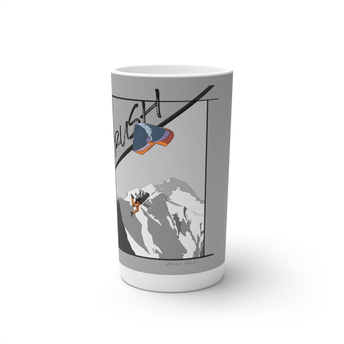 "Rush" Speed Flying - Conical Coffee Mugs (3oz, 8oz, 12oz)