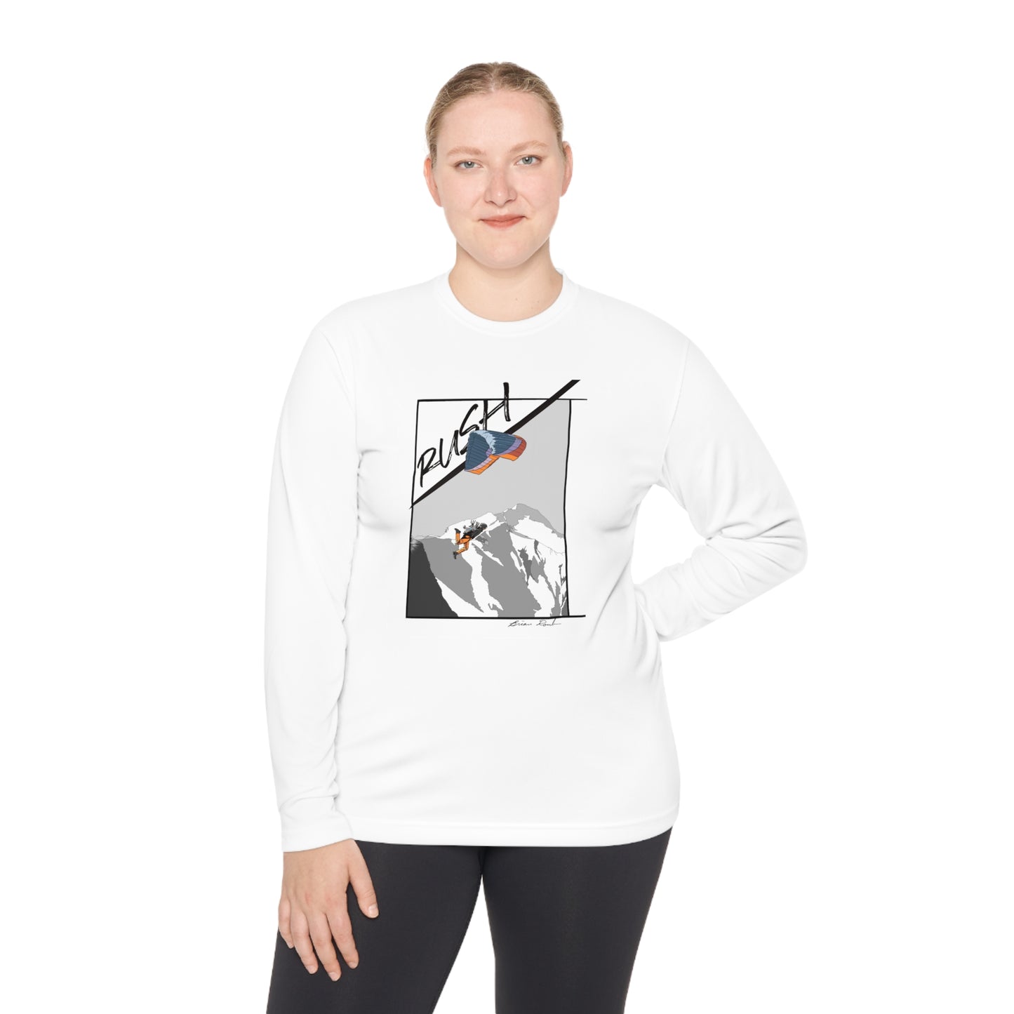 RUSH Mini Wing Unisex Lightweight Long Sleeve Tee