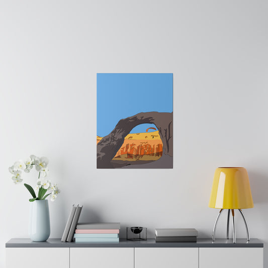 Corona Arch, Moab, Utah - Matte Canvas, Stretched, 0.75"