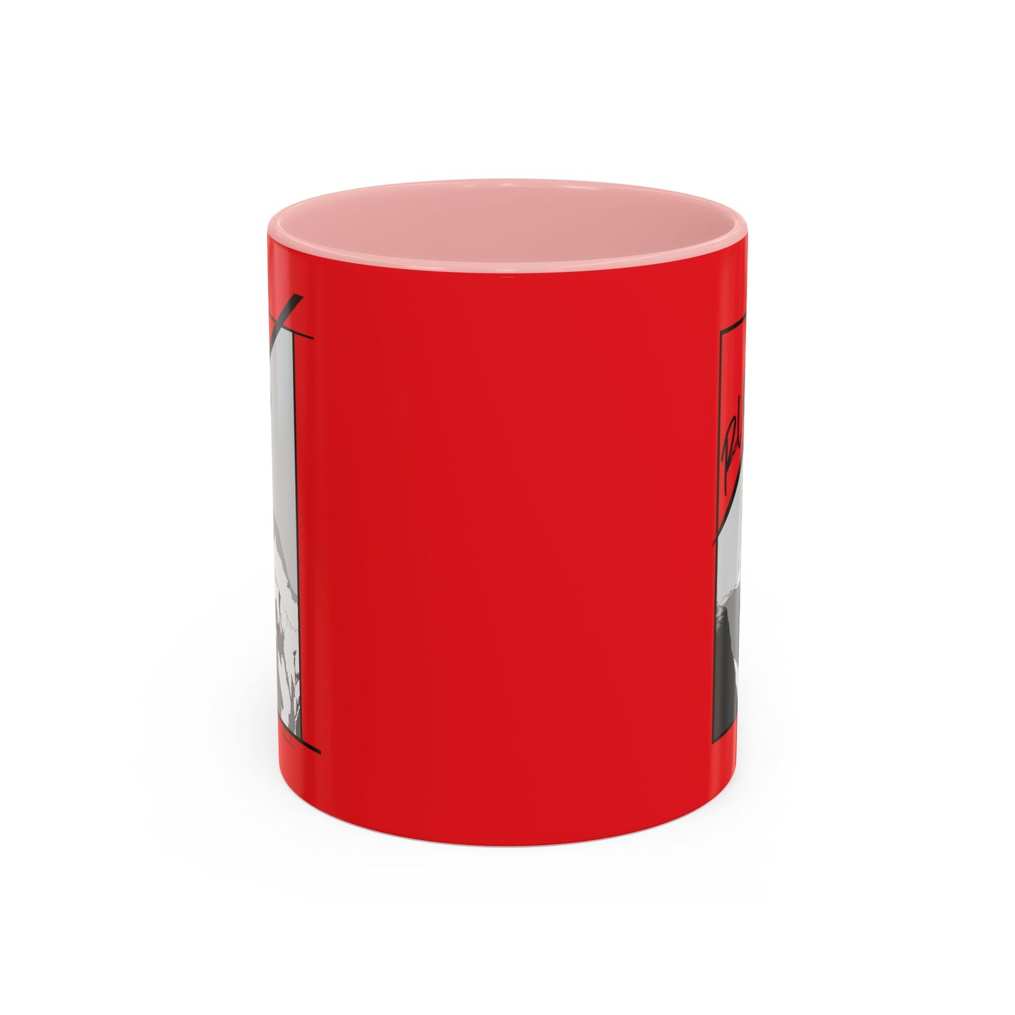Red "Rush" Speed Flying - Accent Coffee Mug, 11oz