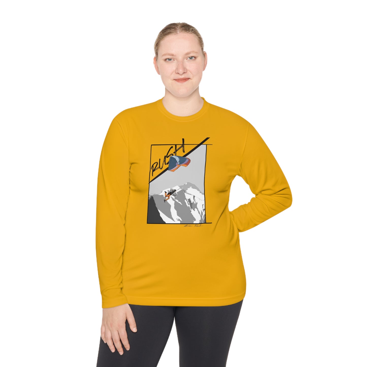 RUSH Mini Wing Unisex Lightweight Long Sleeve Tee