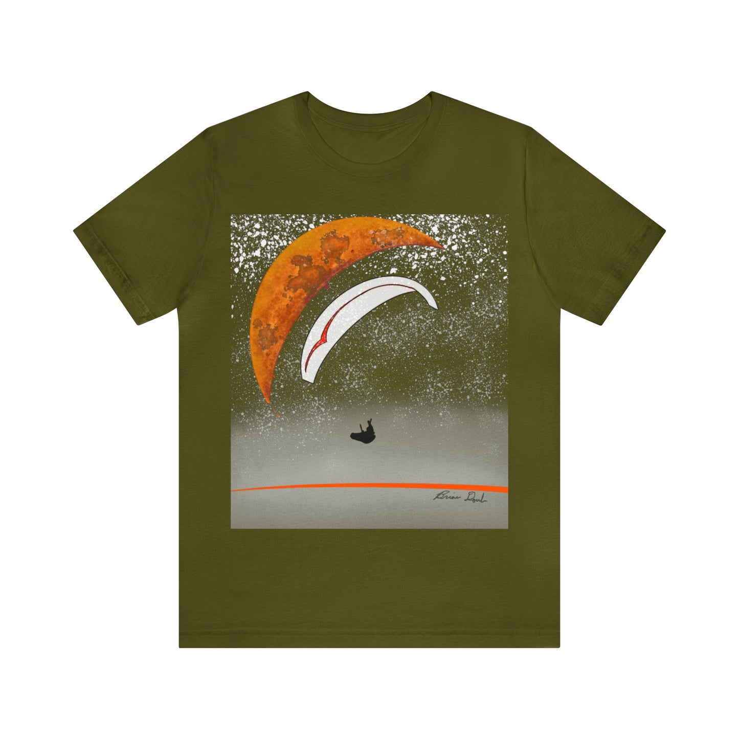 Celestial Paragliding - Unisex Jersey Short Sleeve Tee