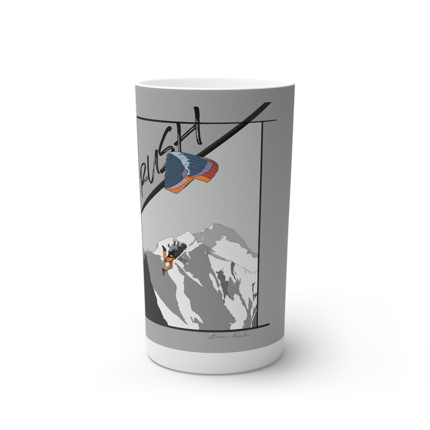 "Rush" Speed Flying - Conical Coffee Mugs (3oz, 8oz, 12oz)