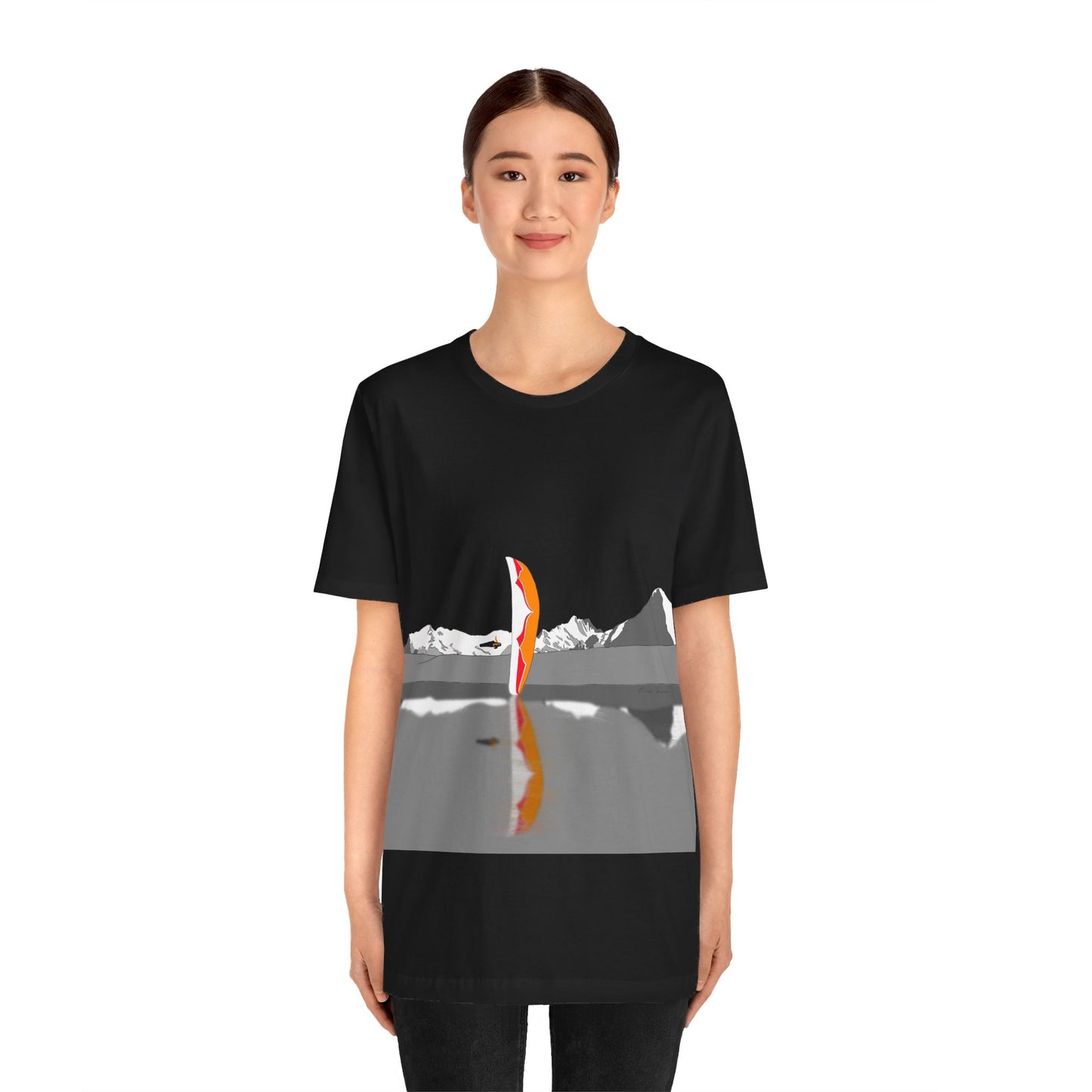 Death Spiral Paragliding - Unisex Jersey Short Sleeve Tee