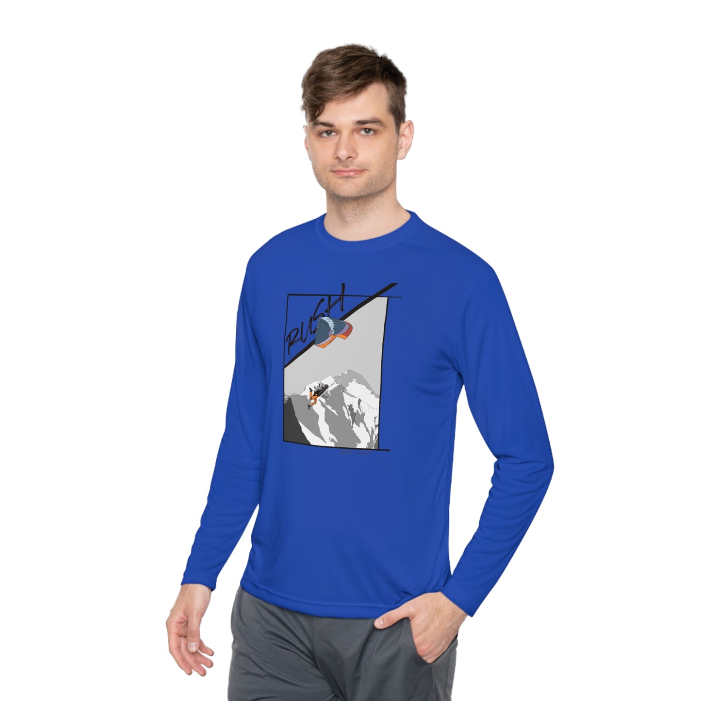 RUSH Mini Wing Unisex Lightweight Long Sleeve Tee