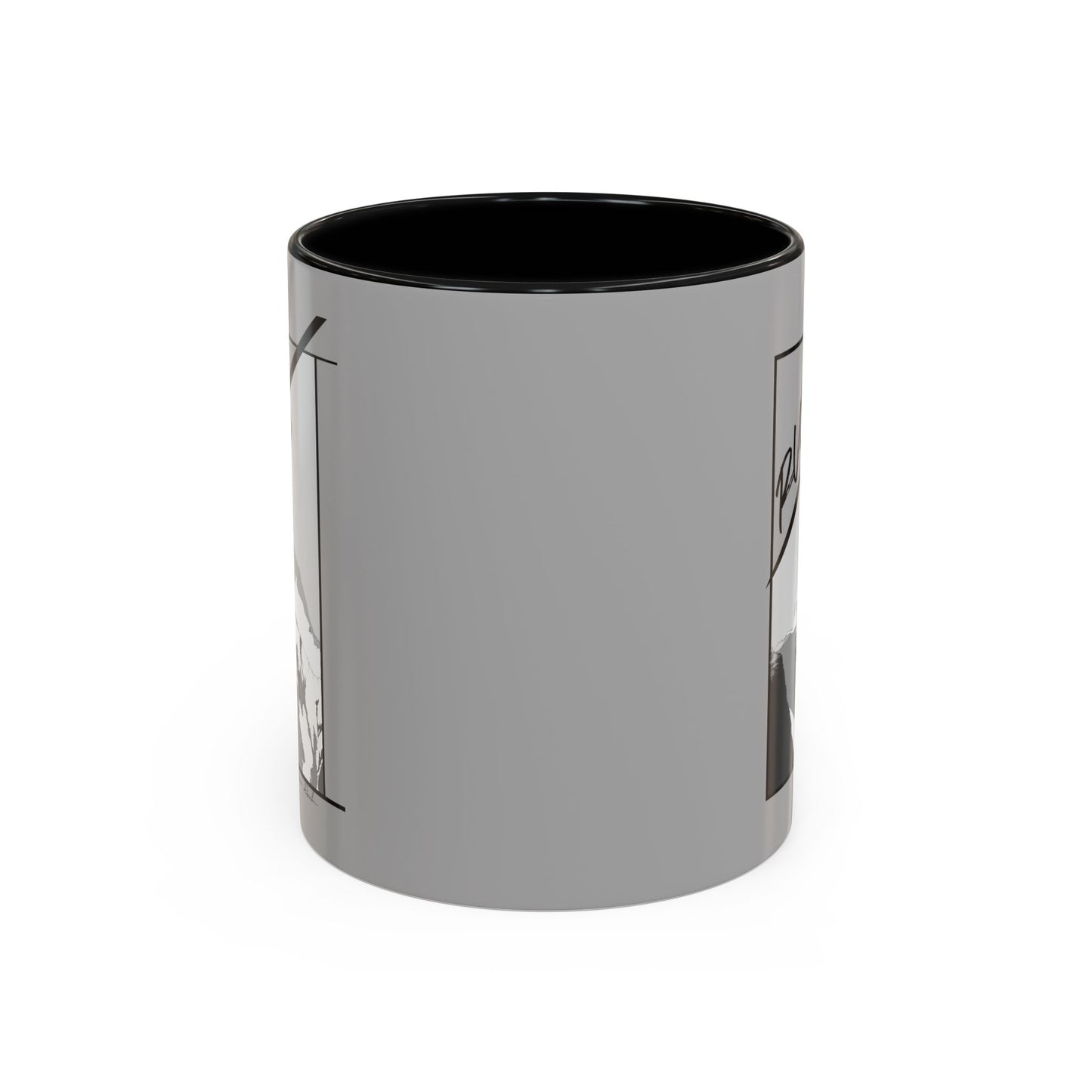 Lt Gray "Rush" Speed Flying - Accent Coffee Mug, 11oz