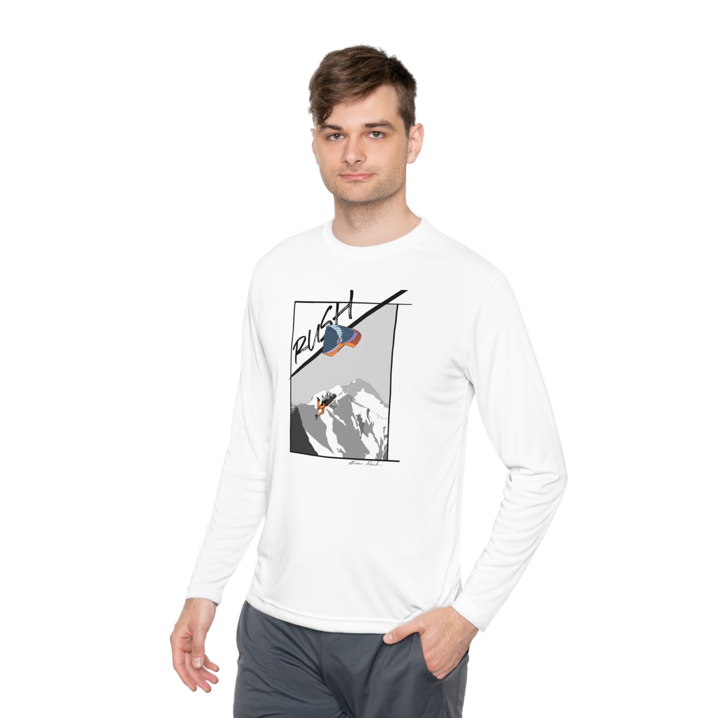 RUSH Mini Wing Unisex Lightweight Long Sleeve Tee