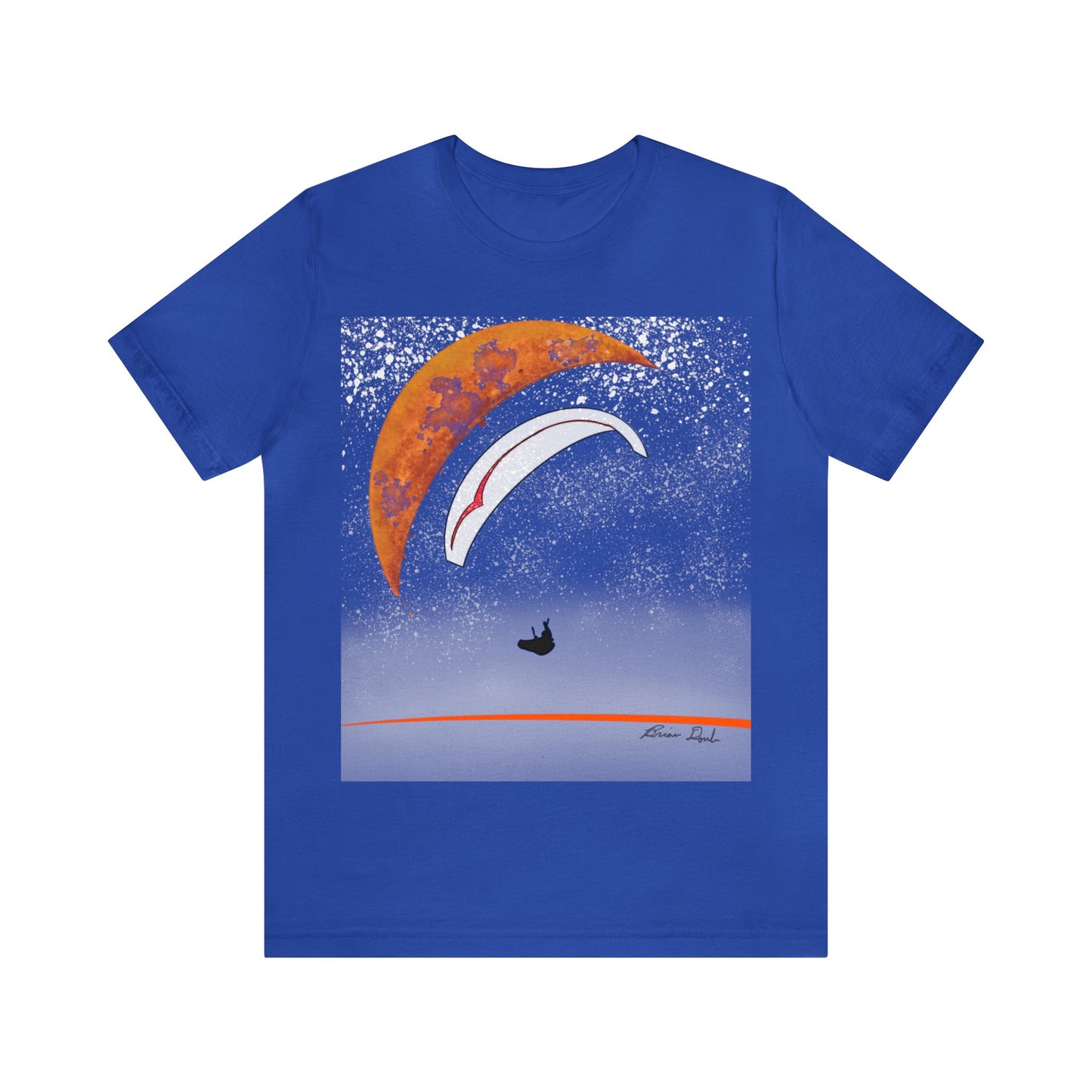 Celestial Paragliding - Unisex Jersey Short Sleeve Tee