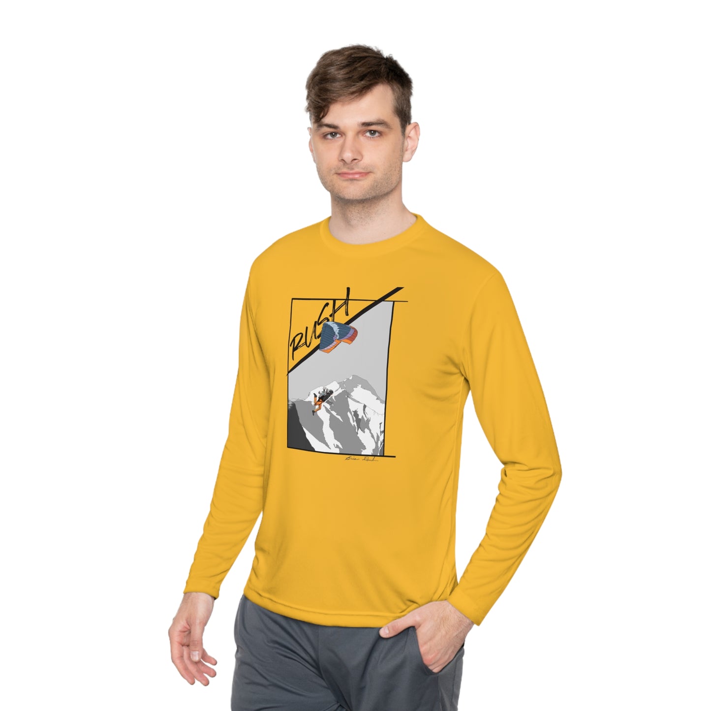 RUSH Mini Wing Unisex Lightweight Long Sleeve Tee