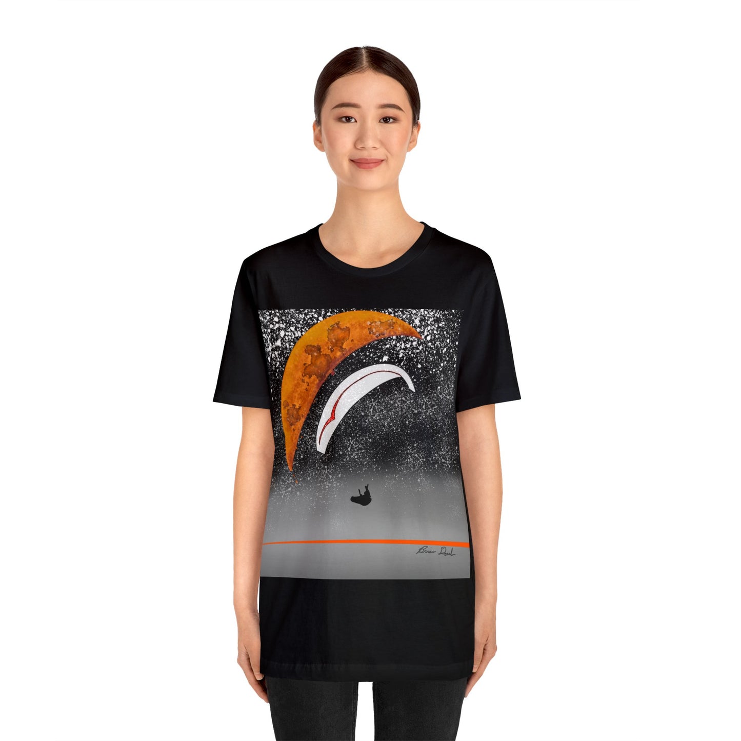 Celestial Paragliding - Unisex Jersey Short Sleeve Tee