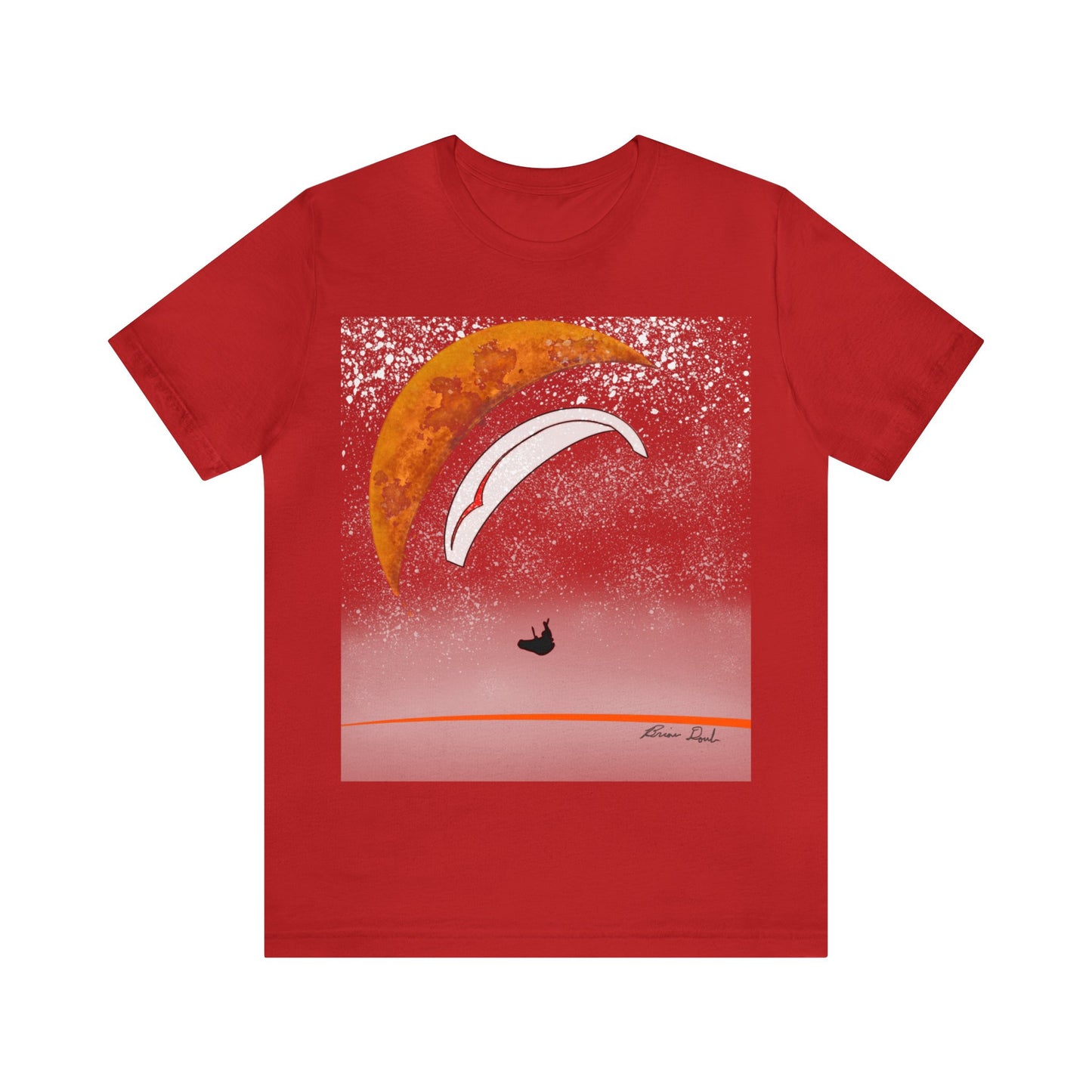 Celestial Paragliding - Unisex Jersey Short Sleeve Tee