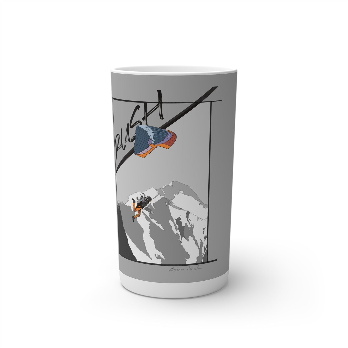 "Rush" Speed Flying - Conical Coffee Mugs (3oz, 8oz, 12oz)