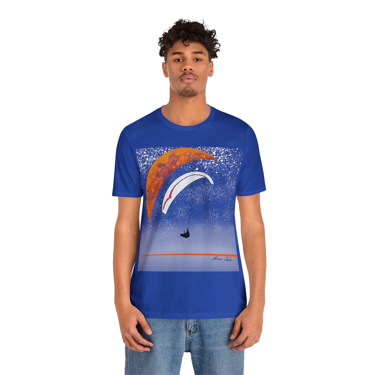 Celestial Paragliding - Unisex Jersey Short Sleeve Tee