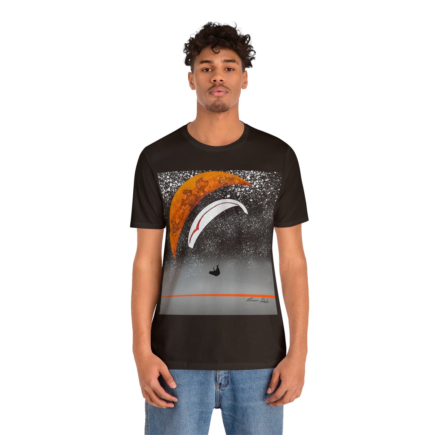 Celestial Paragliding - Unisex Jersey Short Sleeve Tee