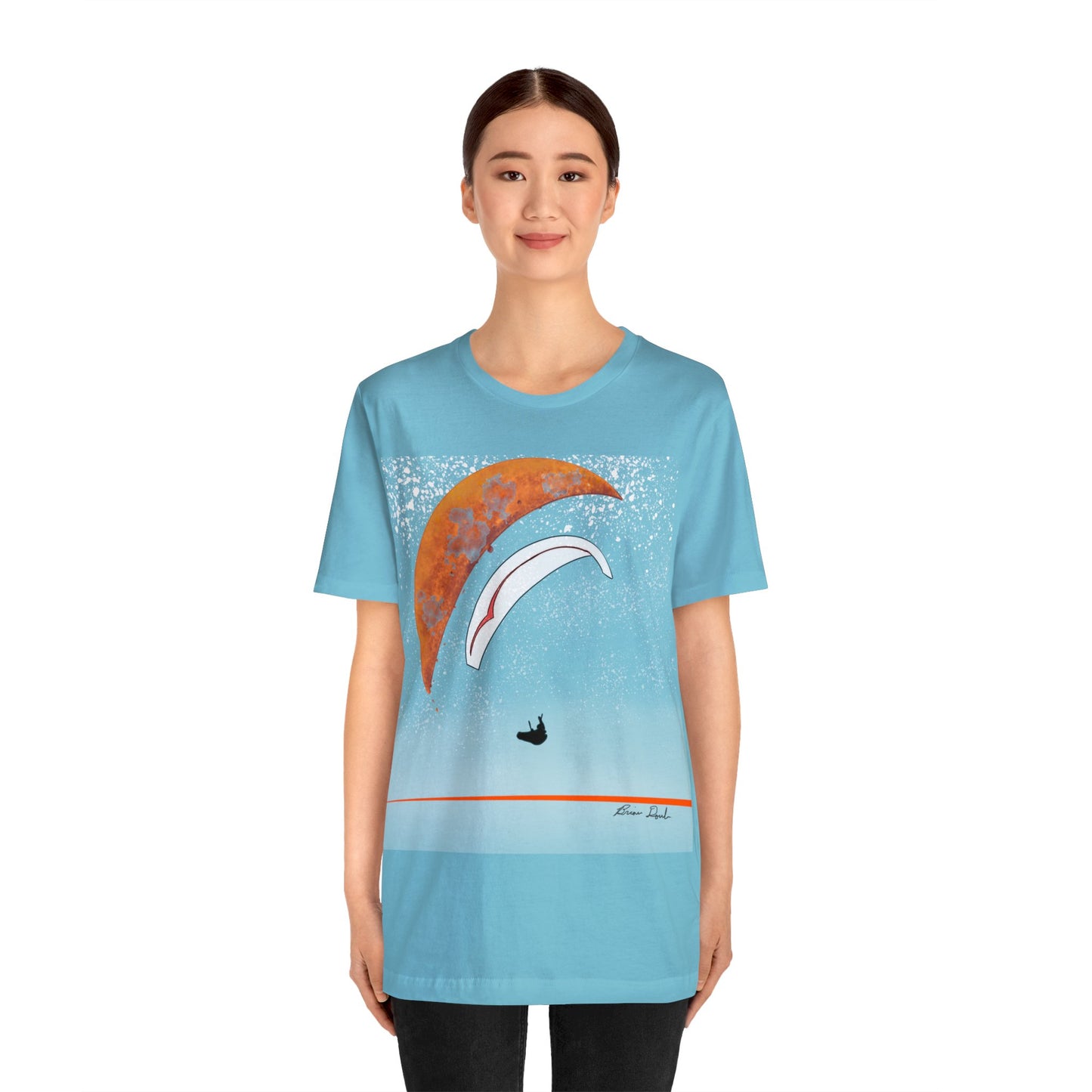 Celestial Paragliding - Unisex Jersey Short Sleeve Tee