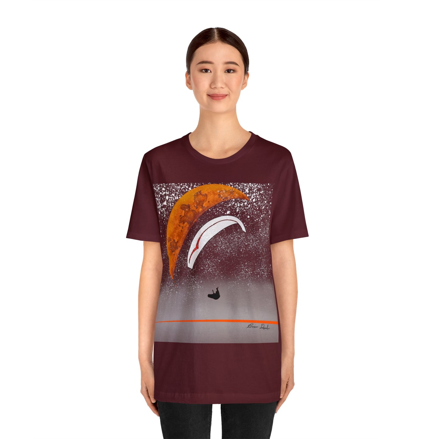 Celestial Paragliding - Unisex Jersey Short Sleeve Tee