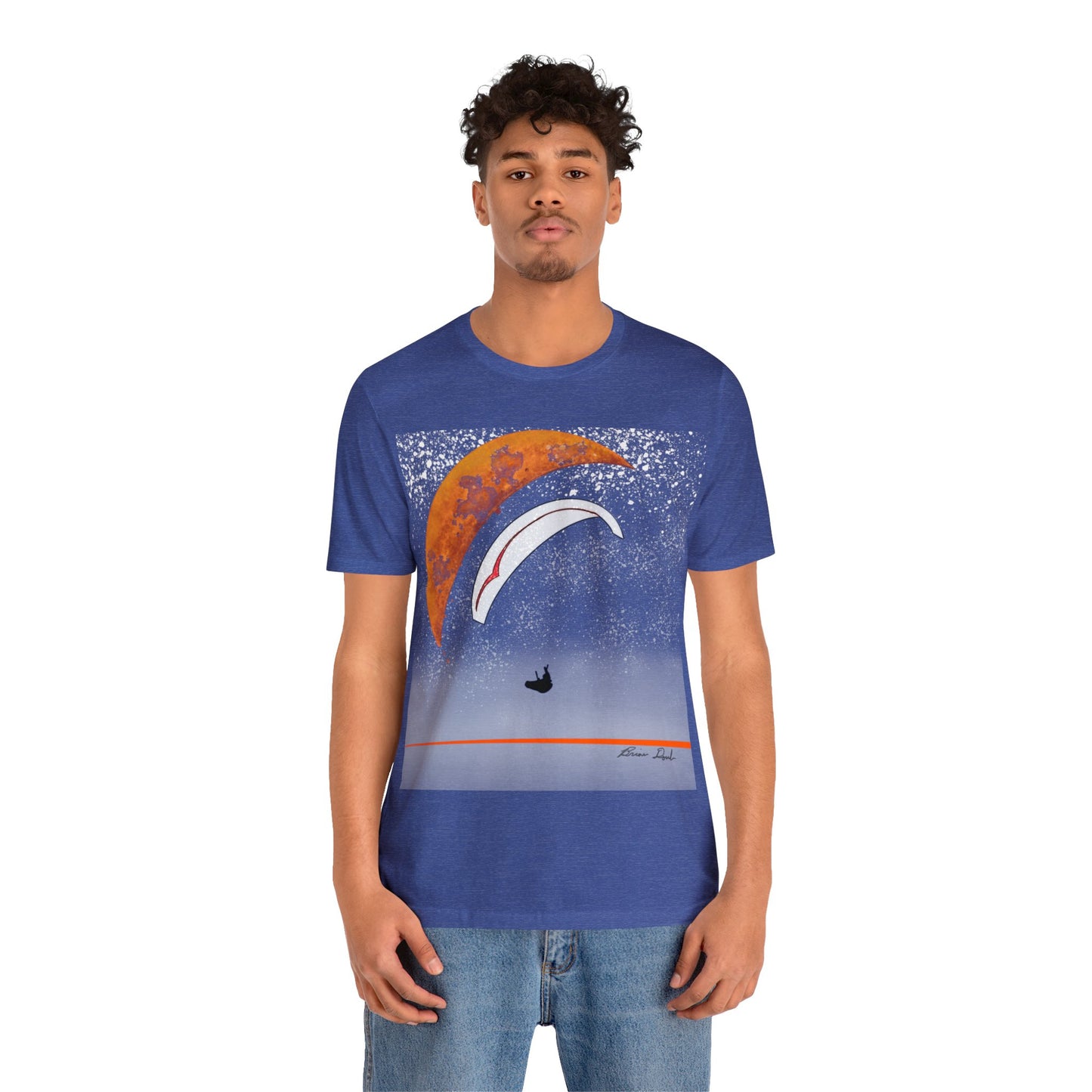 Celestial Paragliding - Unisex Jersey Short Sleeve Tee