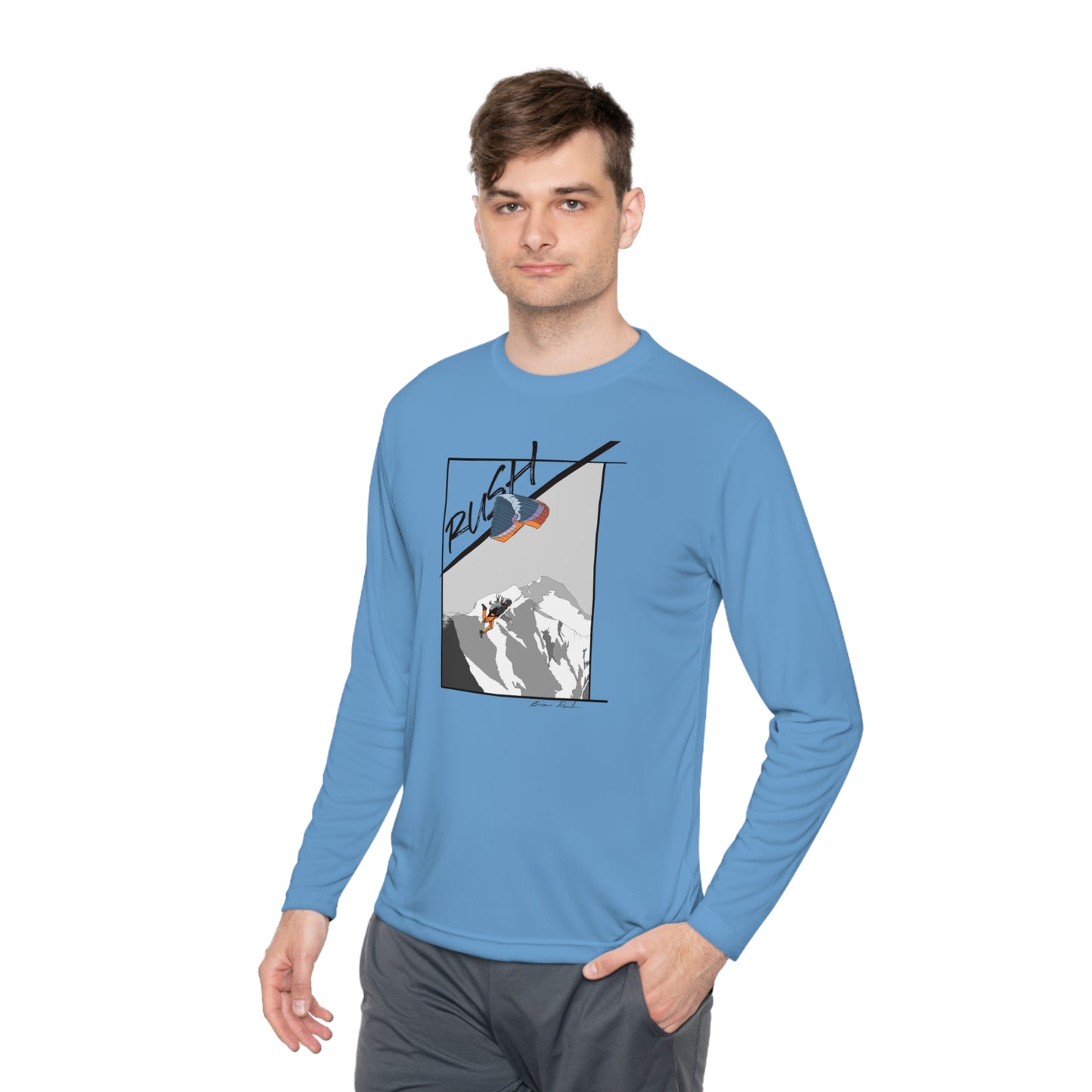 RUSH Mini Wing Unisex Lightweight Long Sleeve Tee