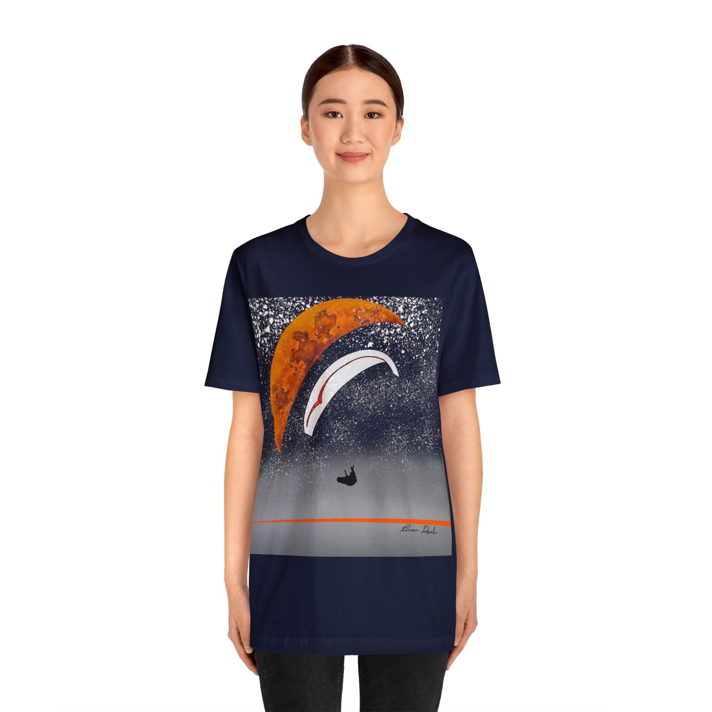 Celestial Paragliding - Unisex Jersey Short Sleeve Tee