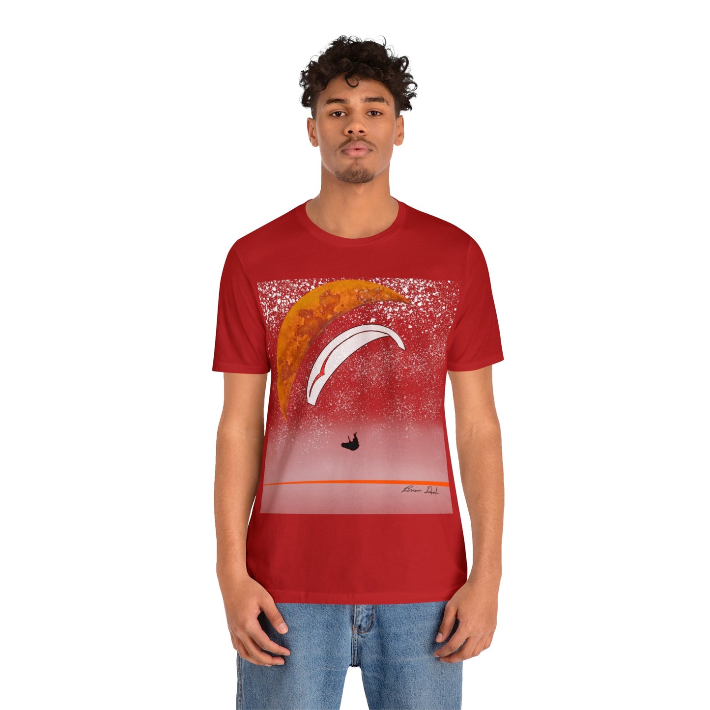 Celestial Paragliding - Unisex Jersey Short Sleeve Tee