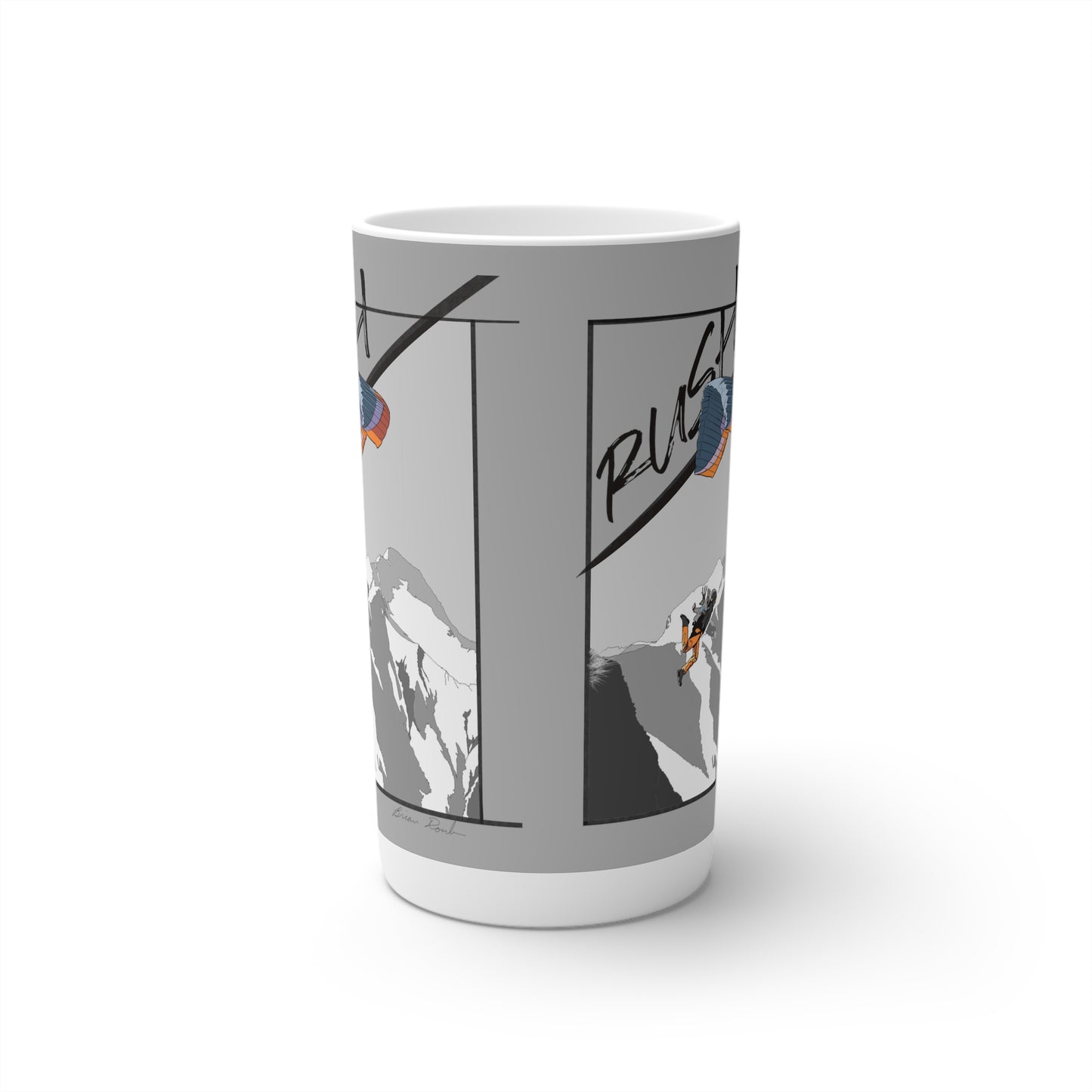 "Rush" Speed Flying - Conical Coffee Mugs (3oz, 8oz, 12oz)