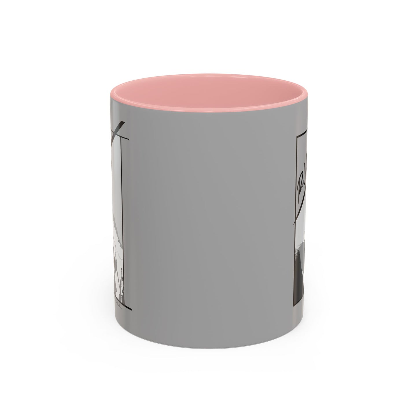 Lt Gray "Rush" Speed Flying - Accent Coffee Mug, 11oz