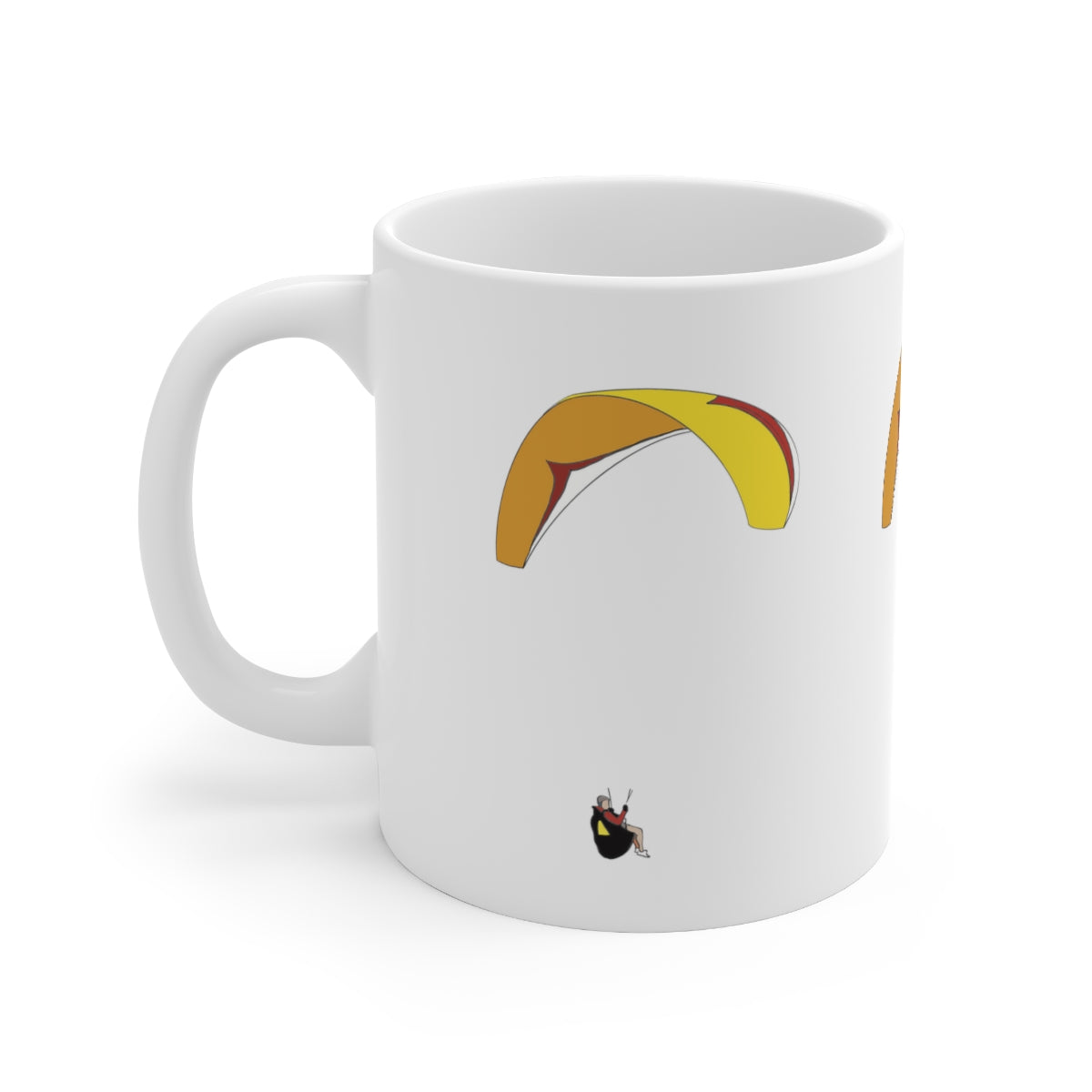 Yellow Paraglider Mug