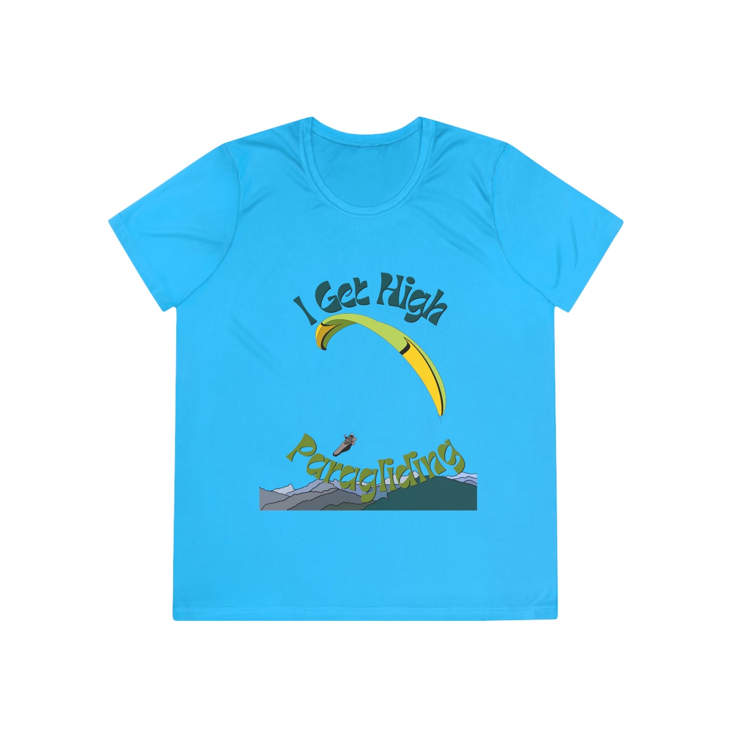 Get High Paragliding - Ladies Competitor Tee