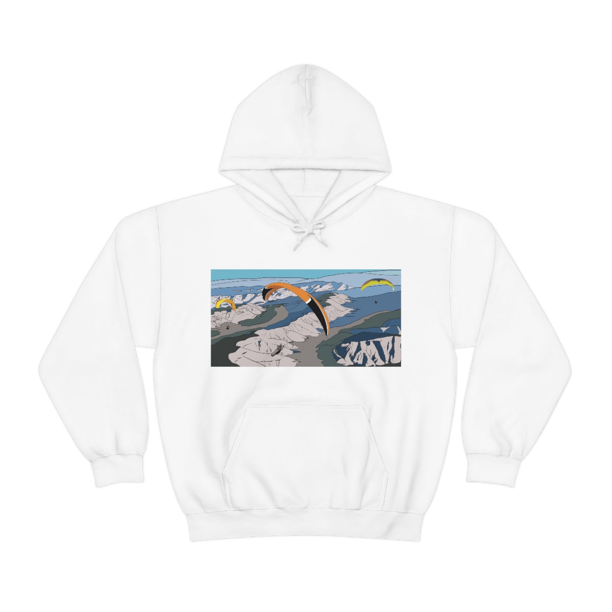 Paragliding Hooded Sweatshirt - Unisex Heavy Blend™