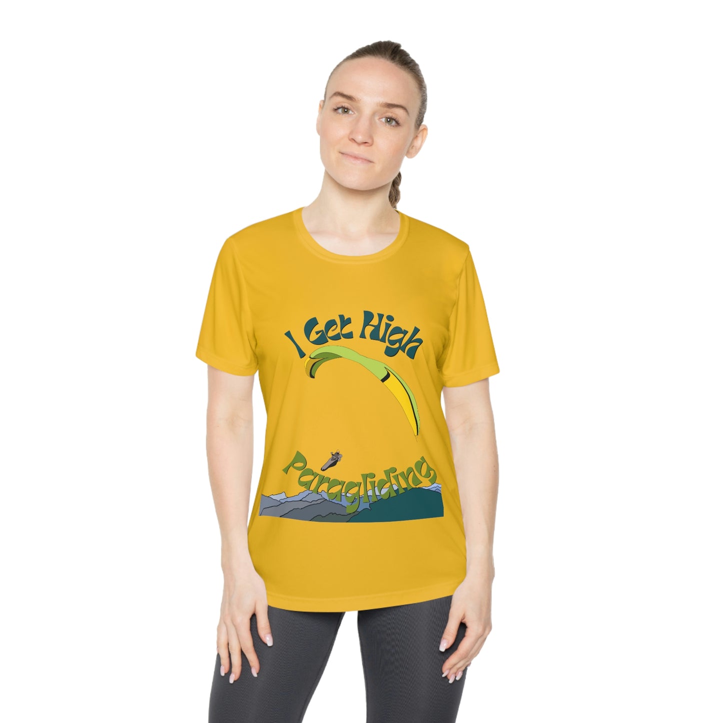 Get High Paragliding - Ladies Competitor Tee