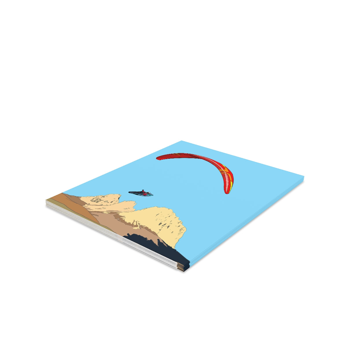 Paragliding Greeting cards (8, 16, and 24 pcs)