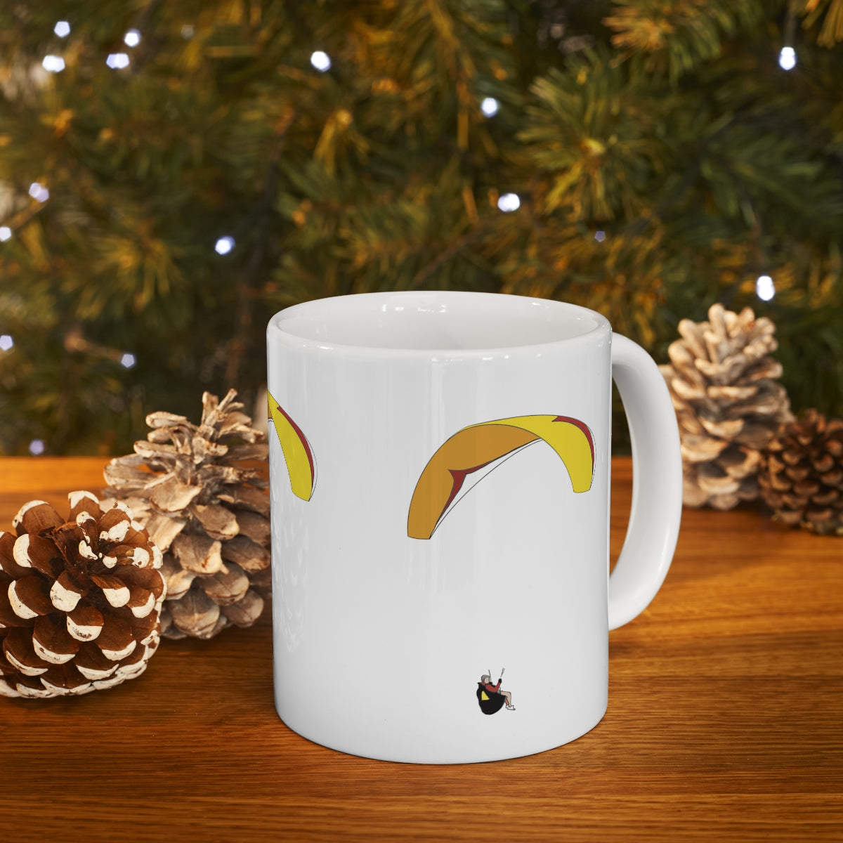 Yellow Paraglider Mug