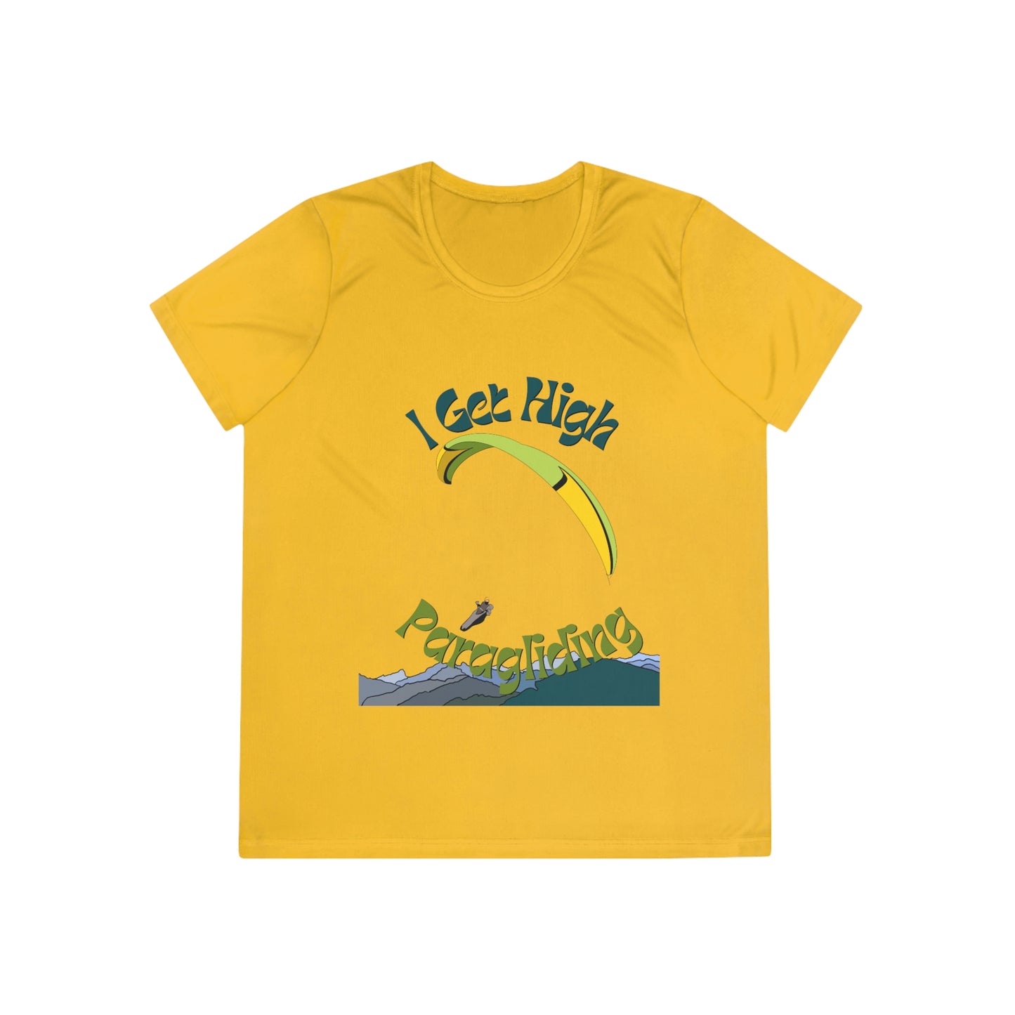 Get High Paragliding - Ladies Competitor Tee