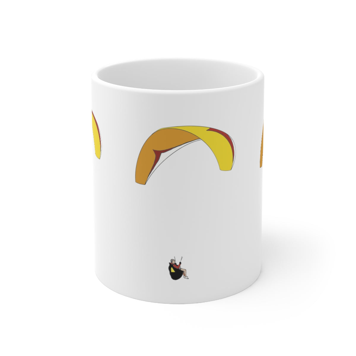 Yellow Paraglider Mug