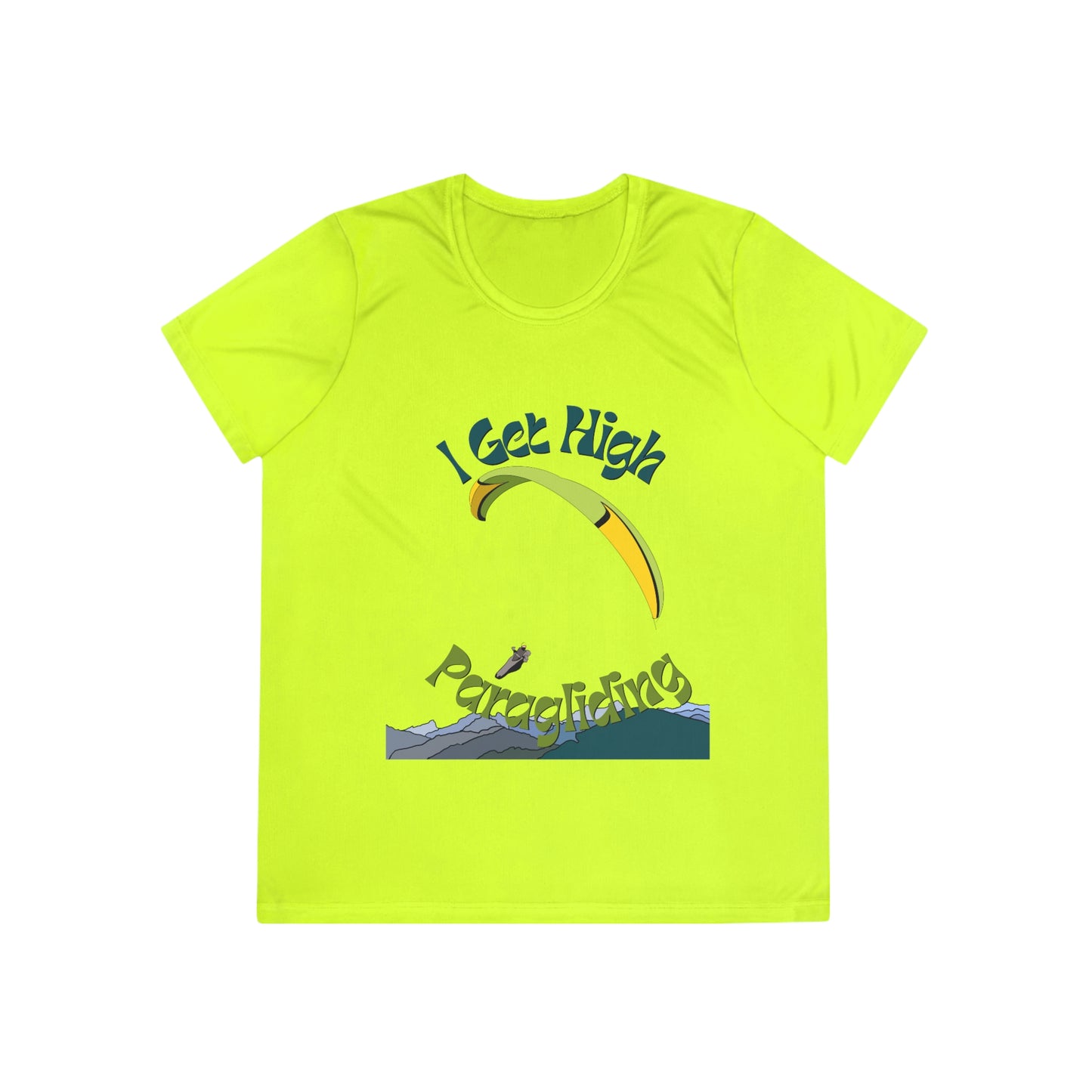 Get High Paragliding - Ladies Competitor Tee