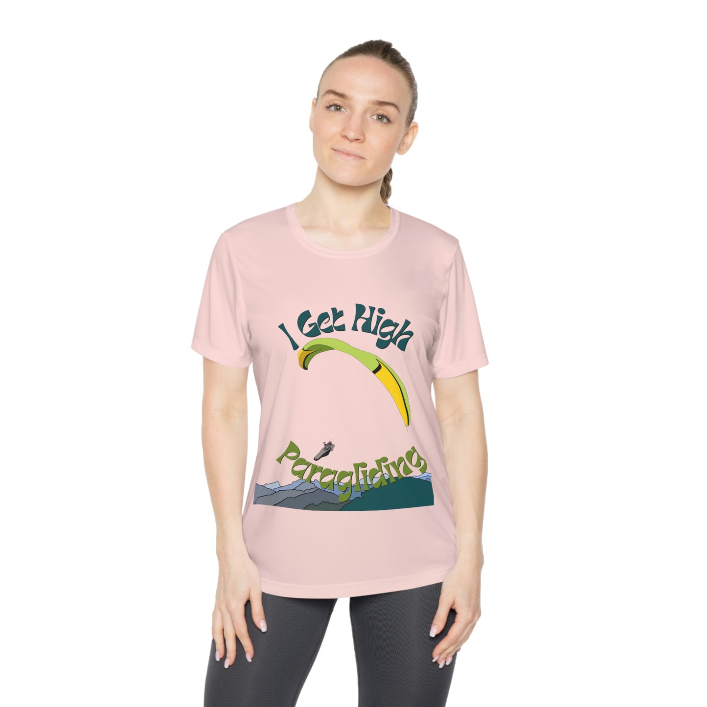 Get High Paragliding - Ladies Competitor Tee