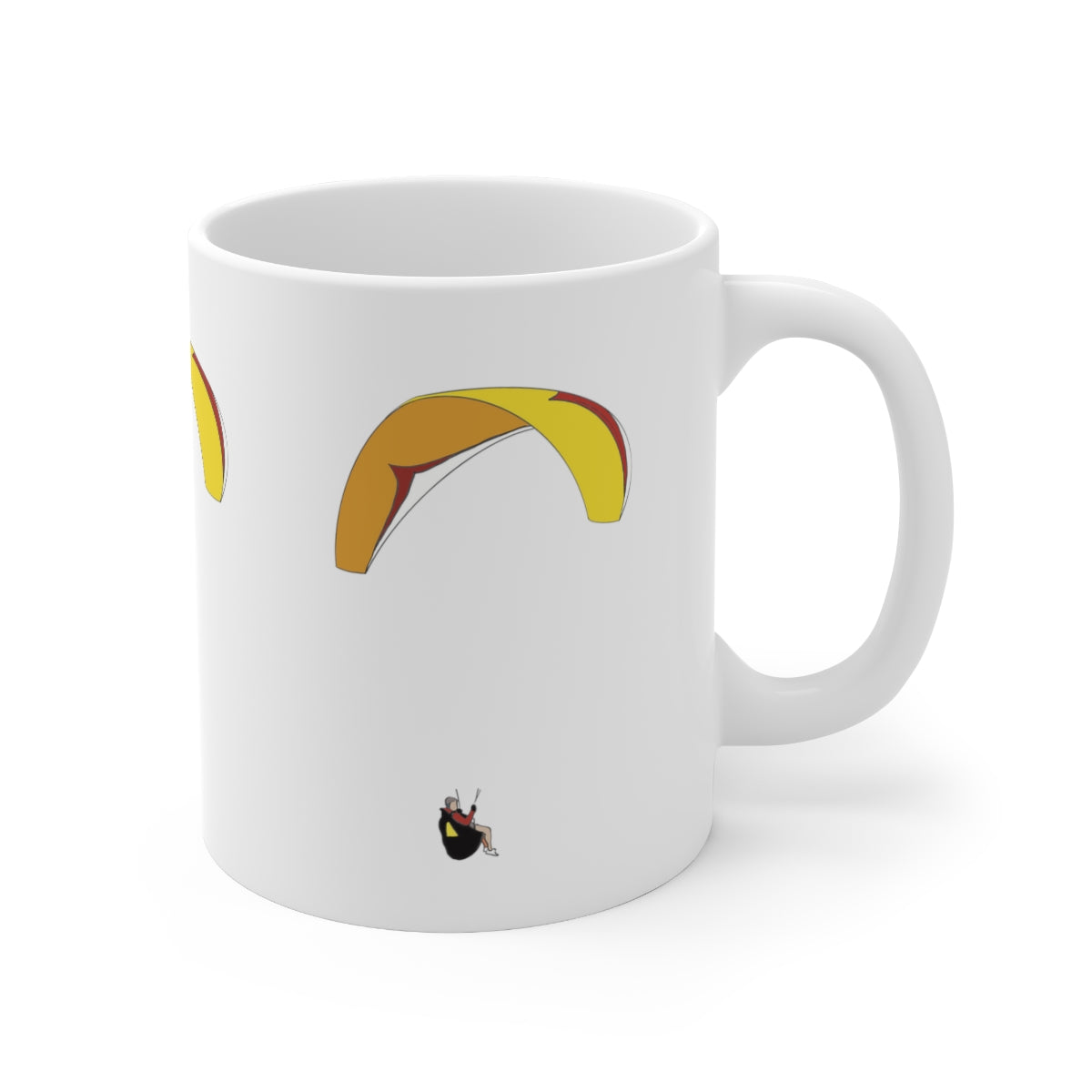 Yellow Paraglider Mug