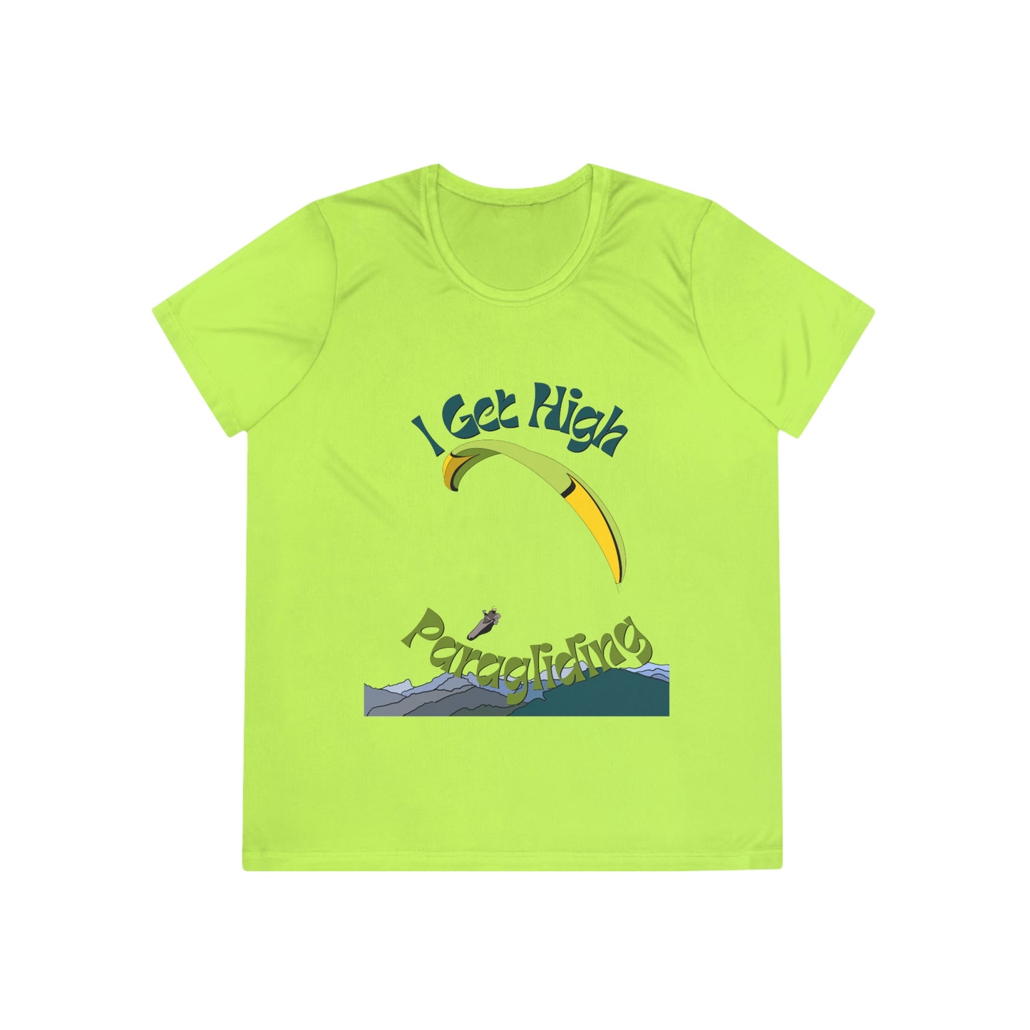 Get High Paragliding - Ladies Competitor Tee