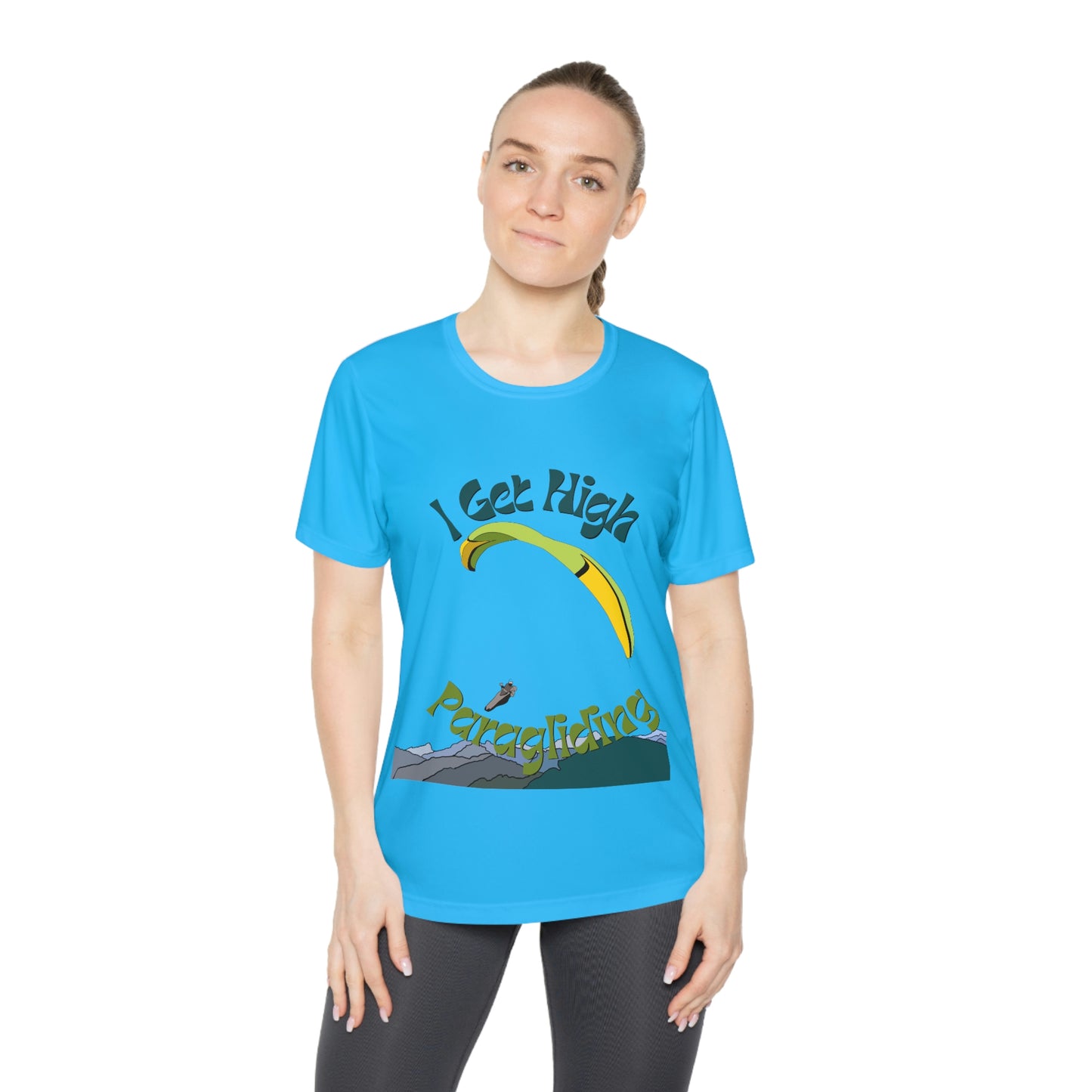 Get High Paragliding - Ladies Competitor Tee