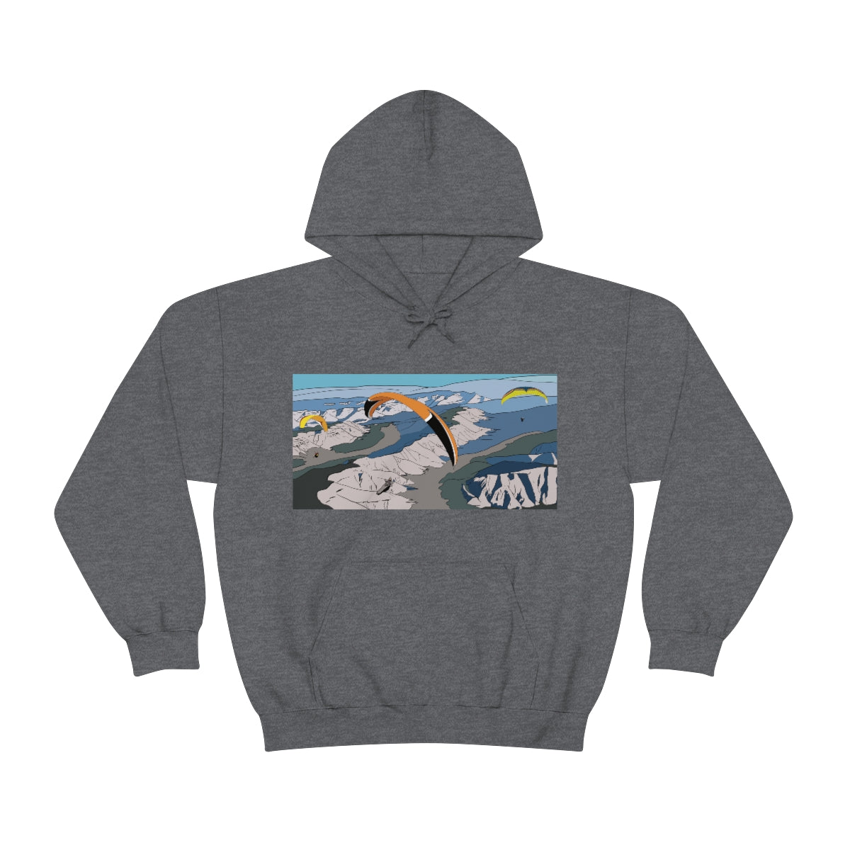 Paragliding Hooded Sweatshirt - Unisex Heavy Blend™