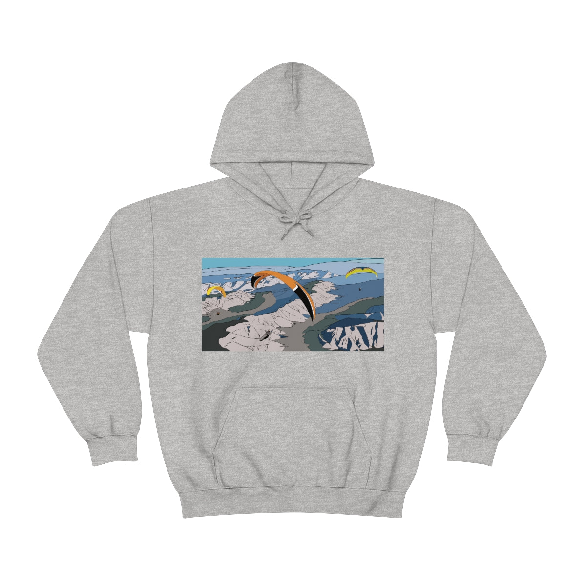 Paragliding Hooded Sweatshirt - Unisex Heavy Blend™