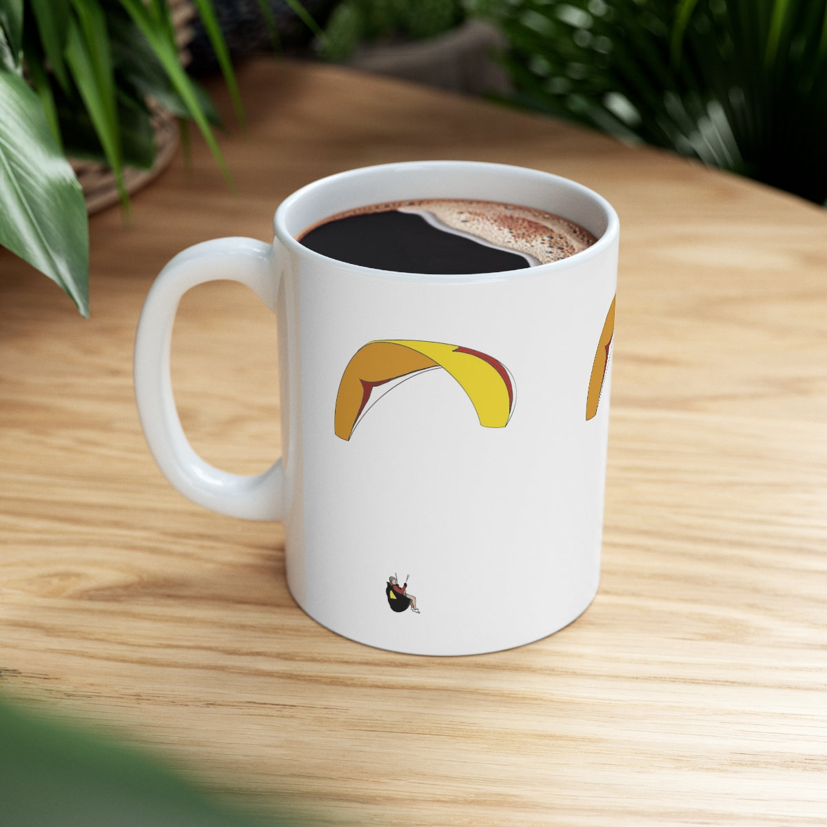 Yellow Paraglider Mug