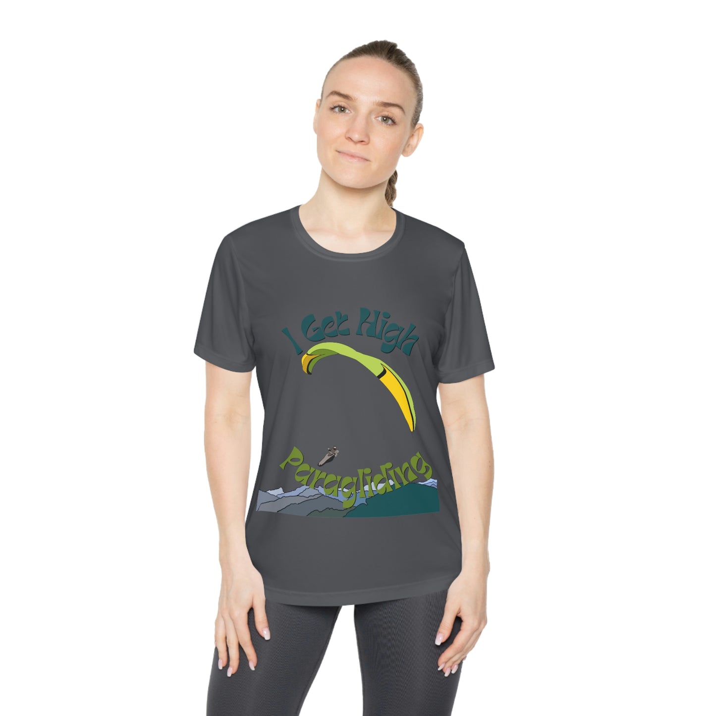 Get High Paragliding - Ladies Competitor Tee