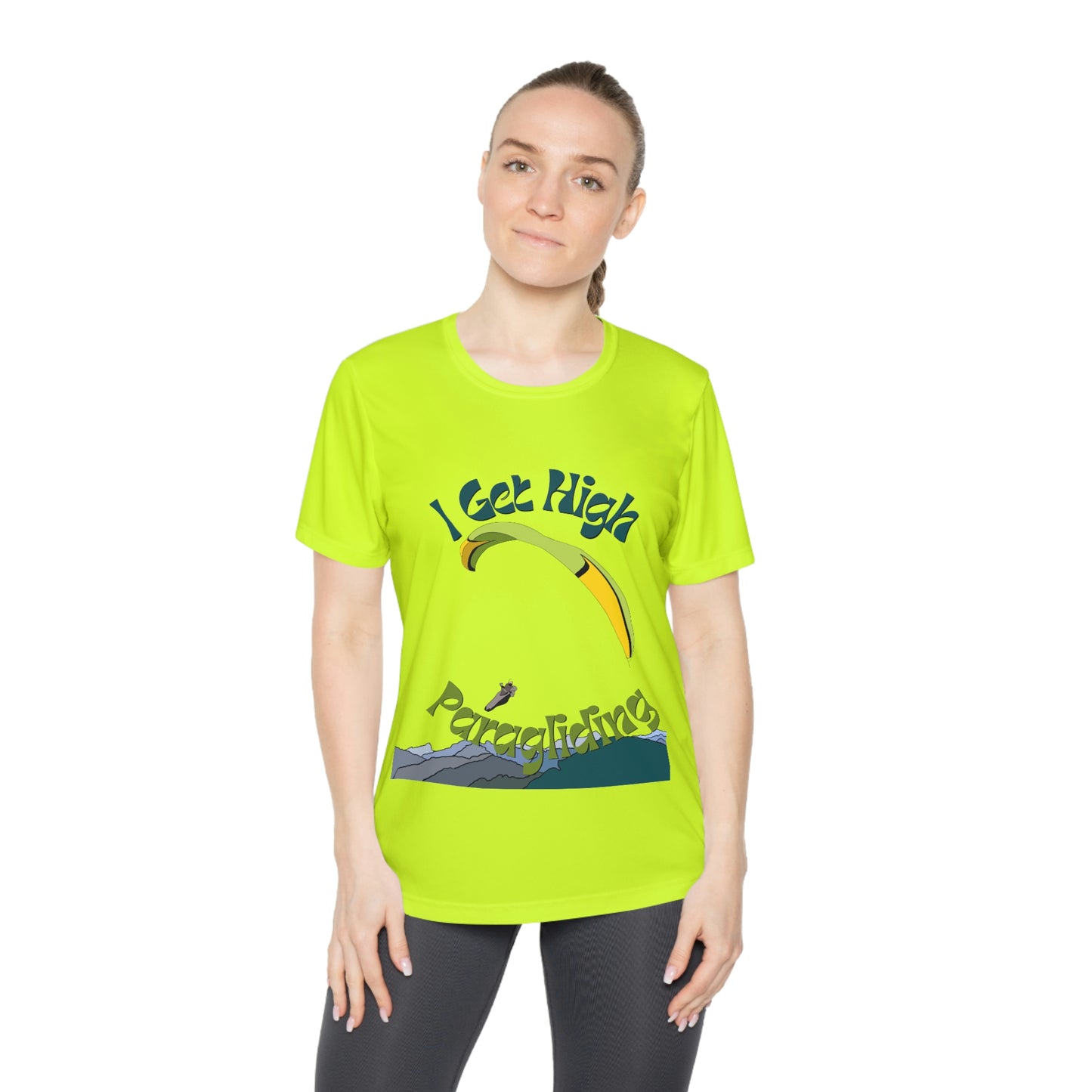 Get High Paragliding - Ladies Competitor Tee